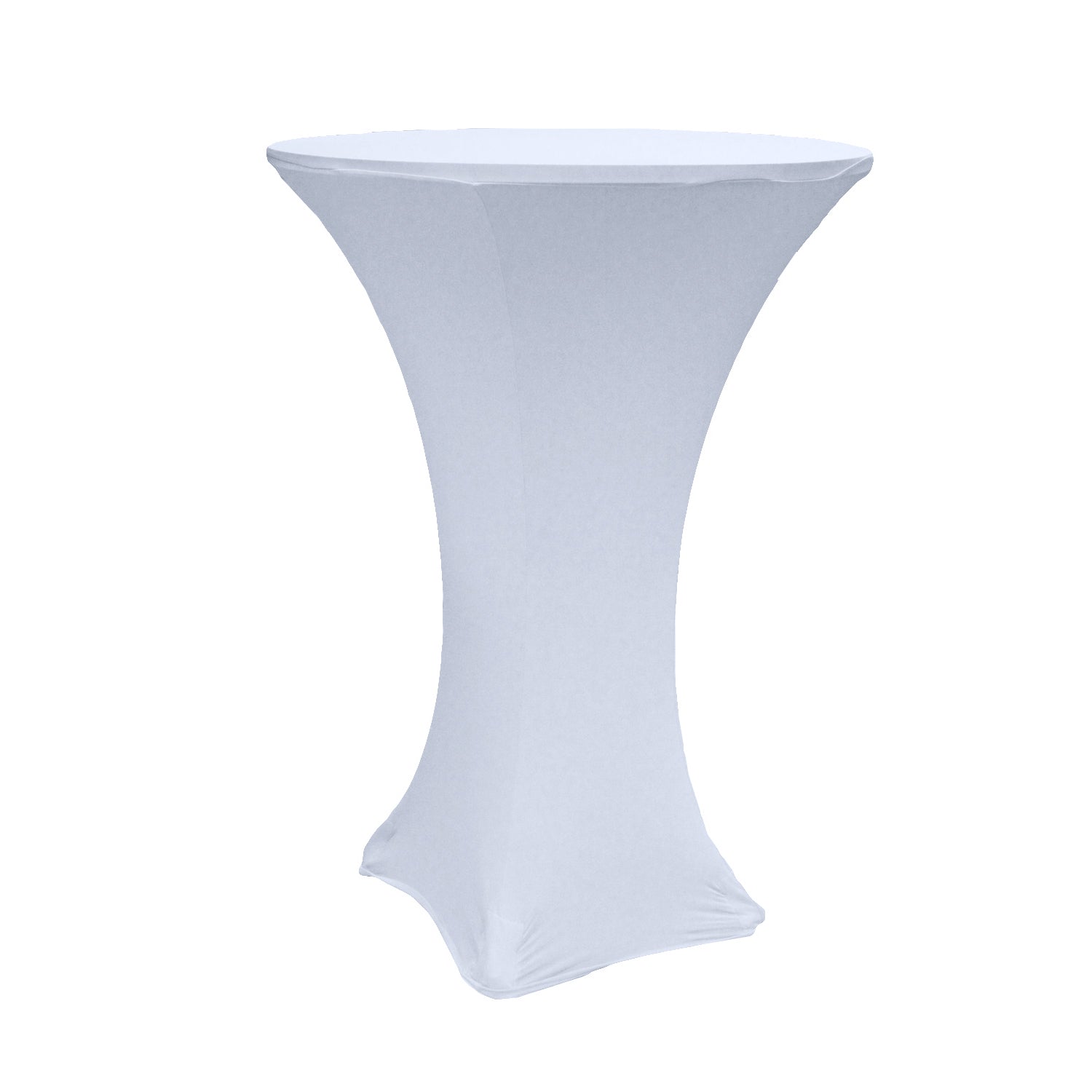 Spandex Cocktail Table Cover 30" Round - Dusty Blue