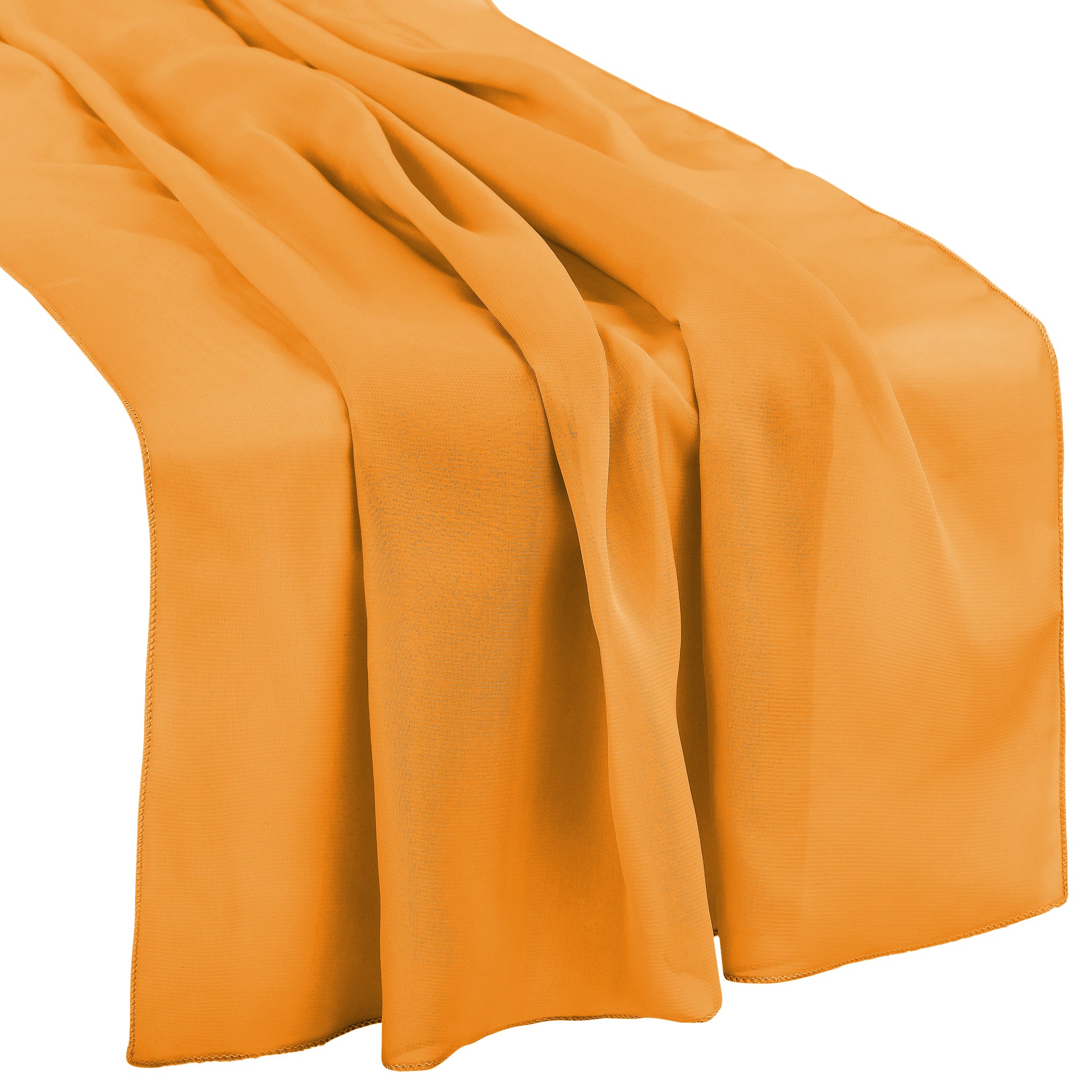Chiffon Wedding Table Runner x 27" 10FT - Mustard Gold