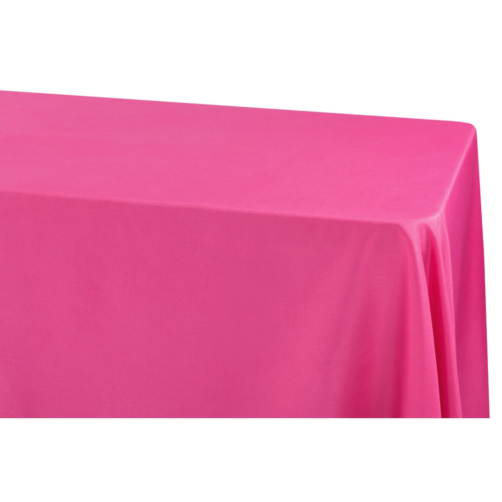 Rectangular Oblong Premium Polyester Tablecloth 90"x156" - Fuchsia