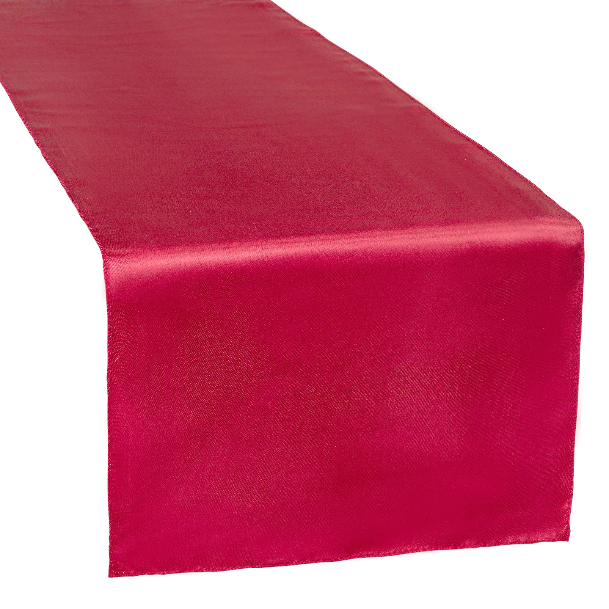 Satin Table Runner - Apple Red