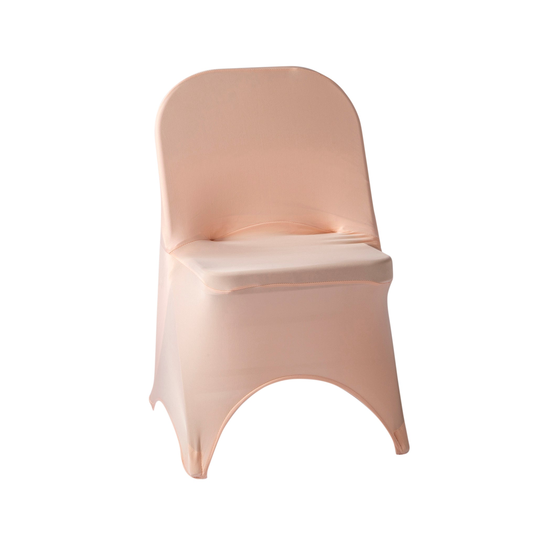 Folding Spandex Chair Cover - Blush