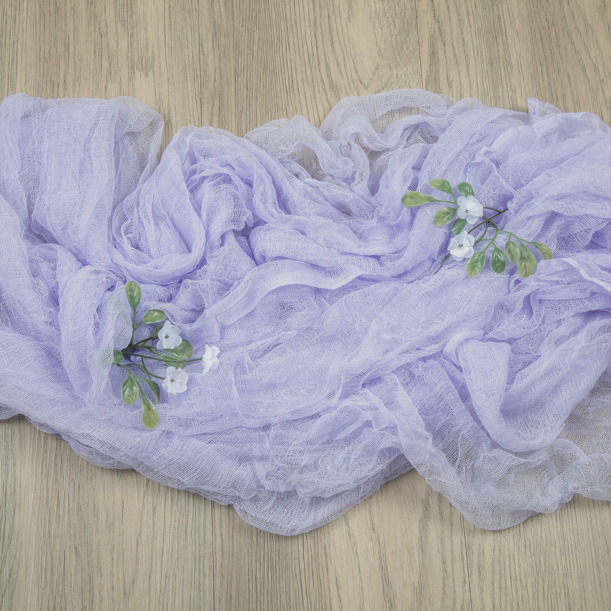 Cheesecloth Table Runner ft 25" x 16 - Lavender