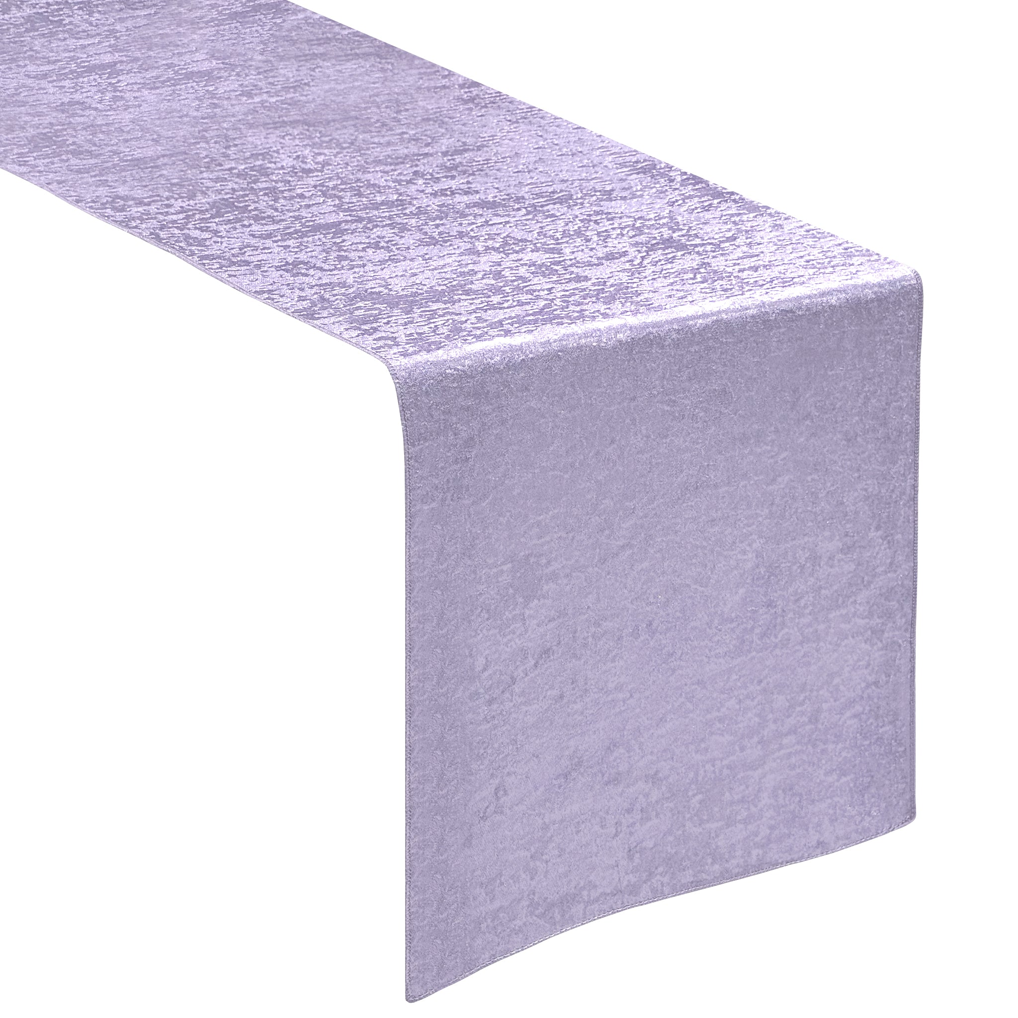 Crinkle Shimmer Table Runner - Lavender
