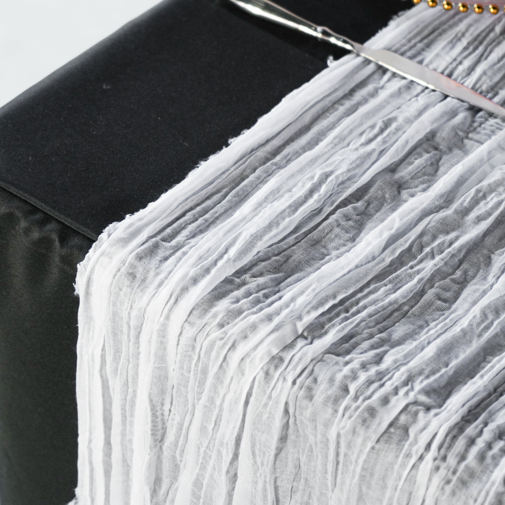 Premium Cheesecloth Table Runner x 25" 16FT - White