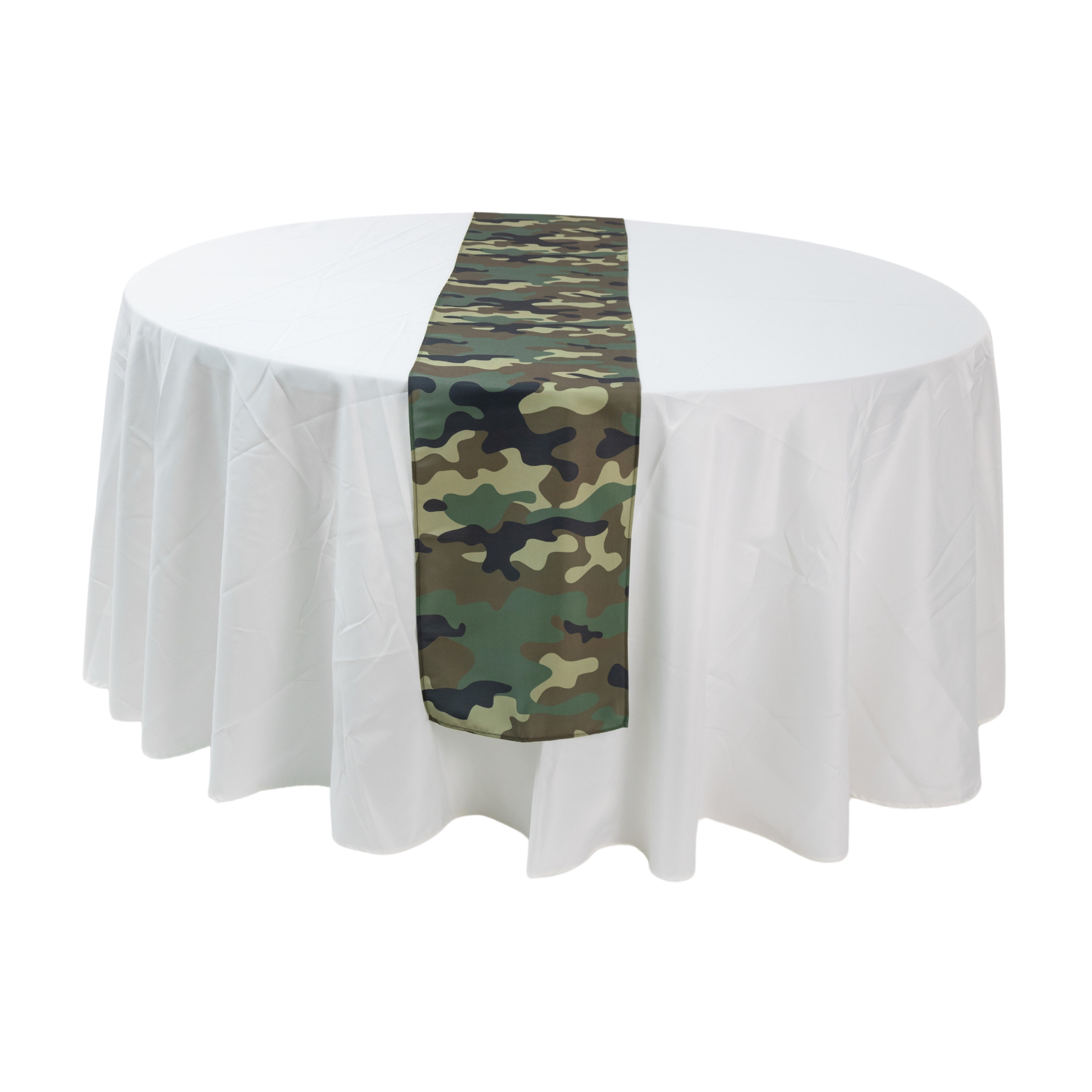 Camouflage Premium Polyester Table Runner - Default