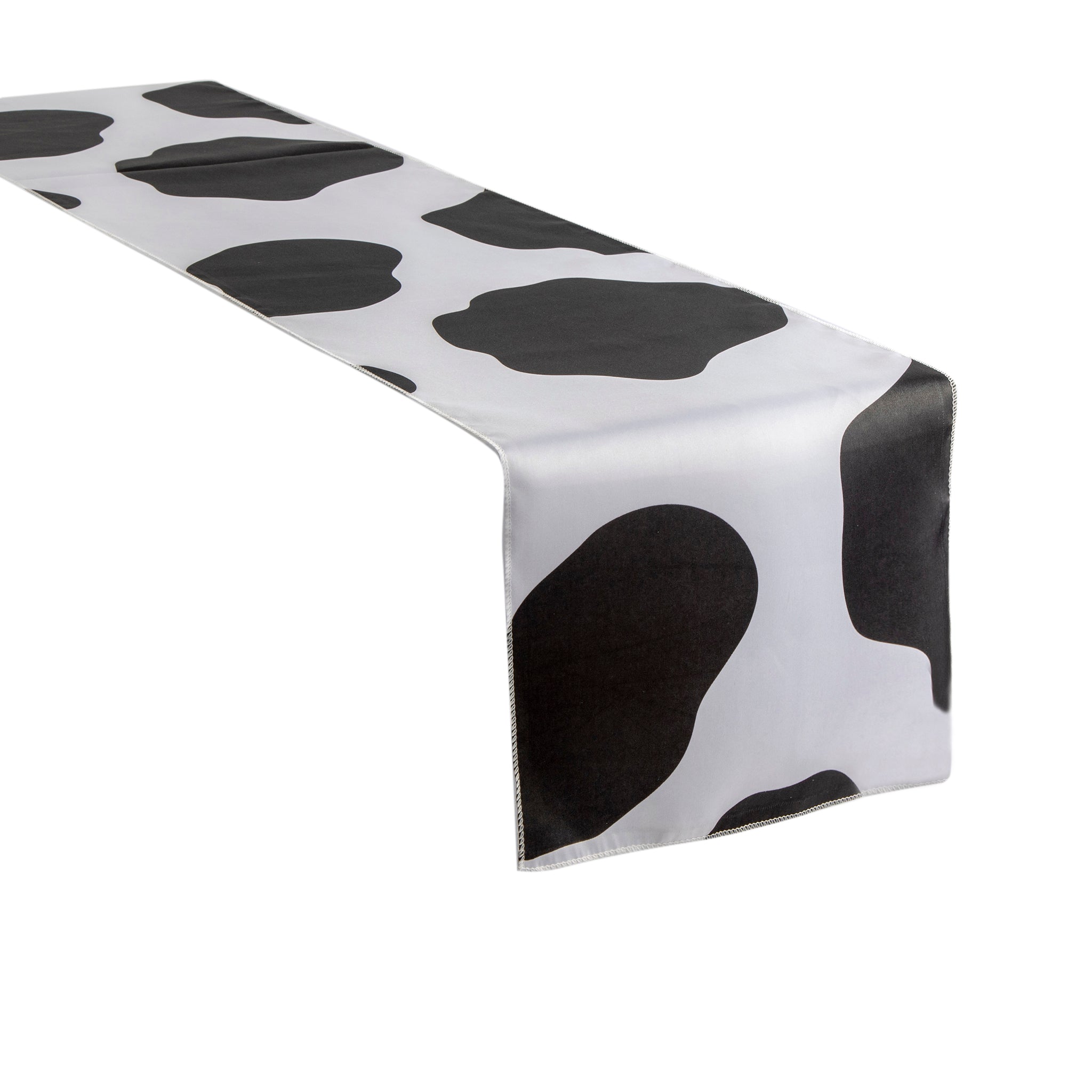 Cow Animal Print Satin Table Runner - Default