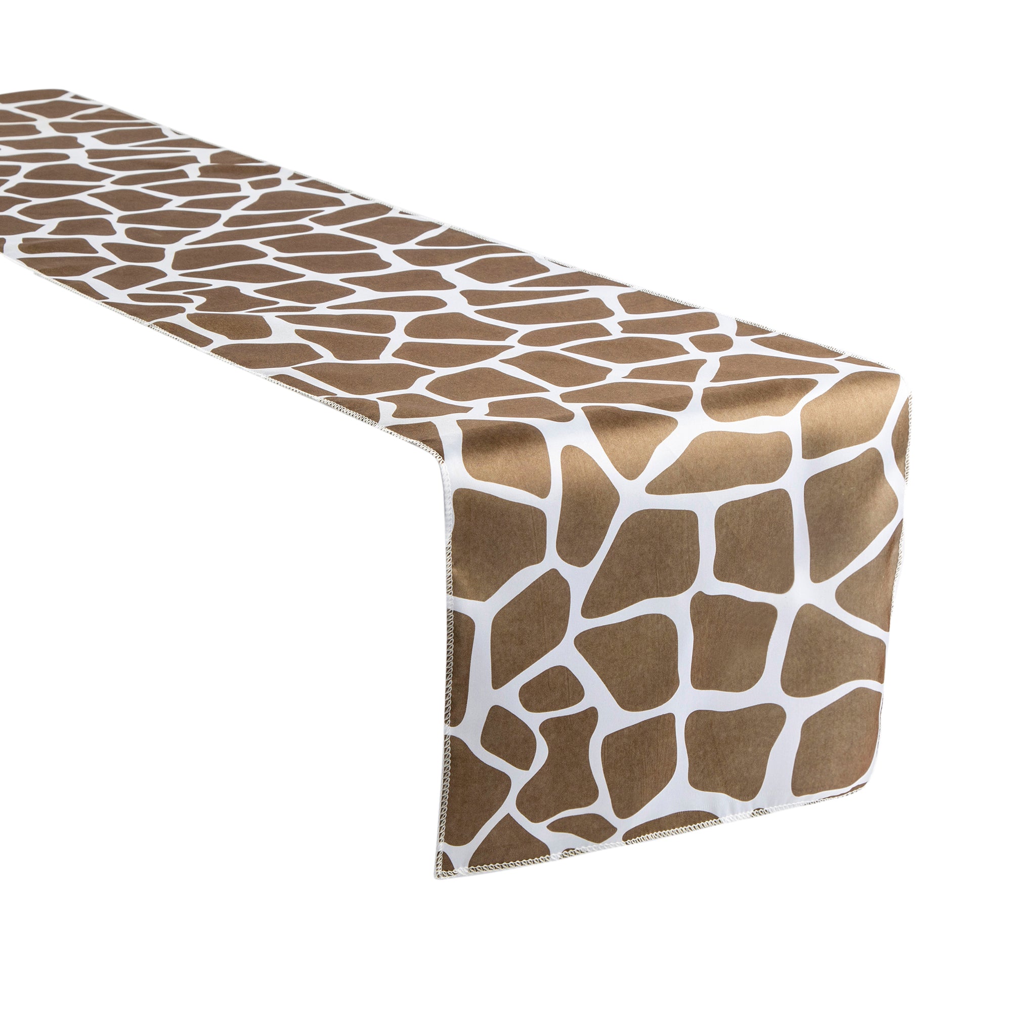 Giraffe Animal Print Satin Table Runner - Default