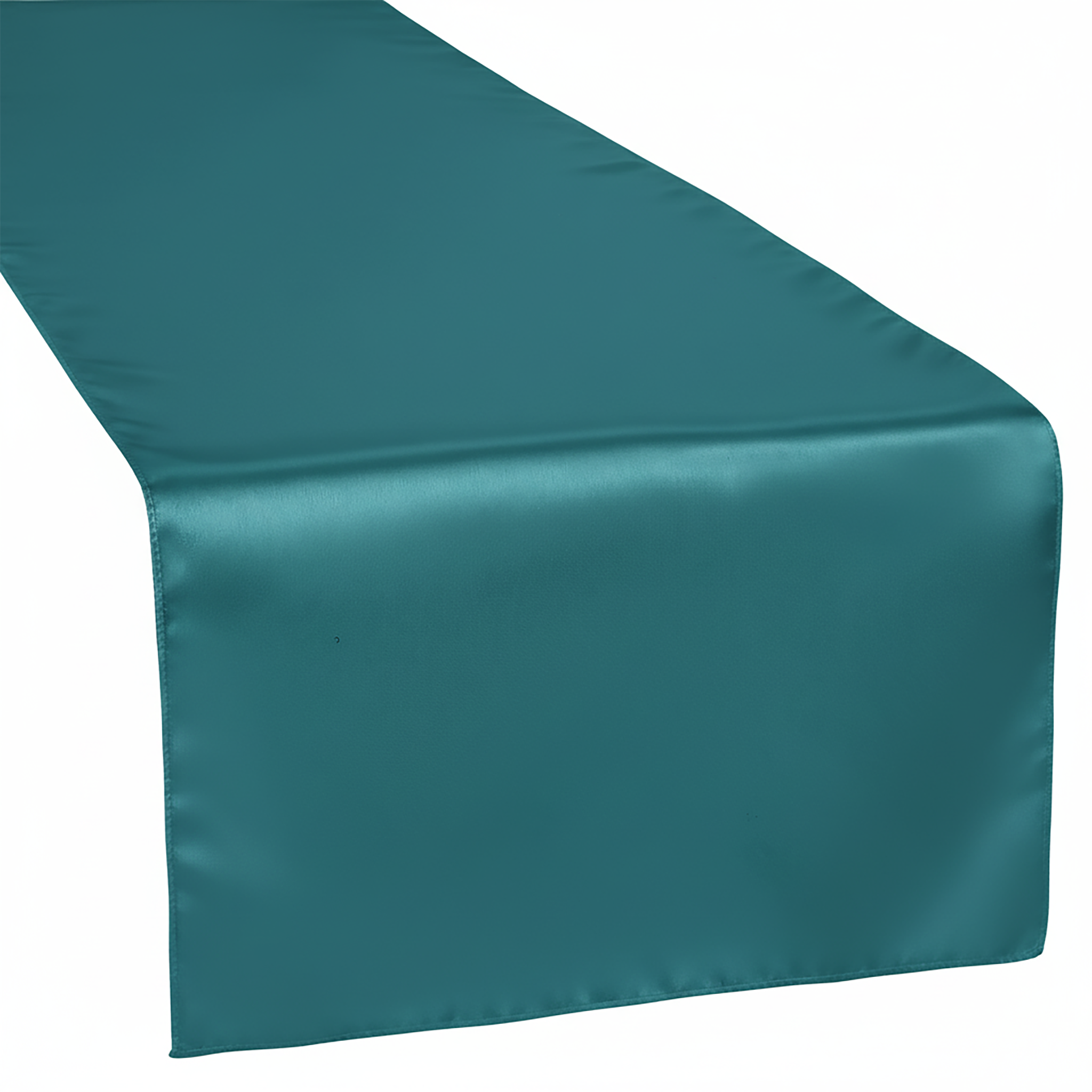 Satin Table Runner - Peacock