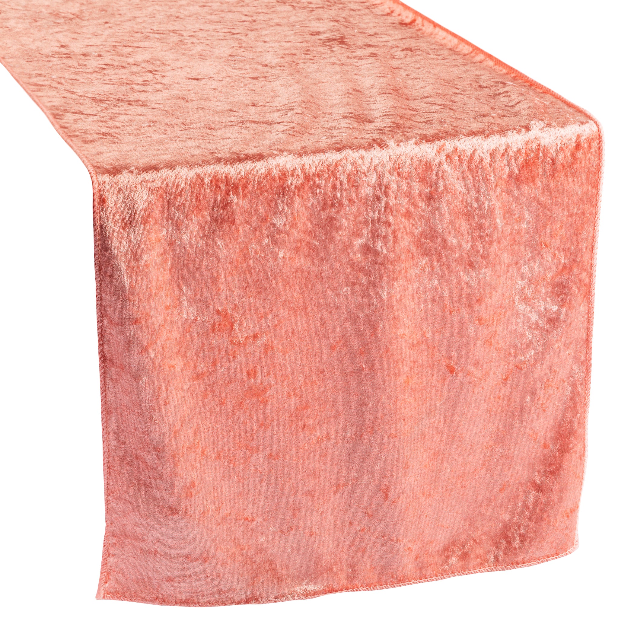 Velvet Table Runner - Coral