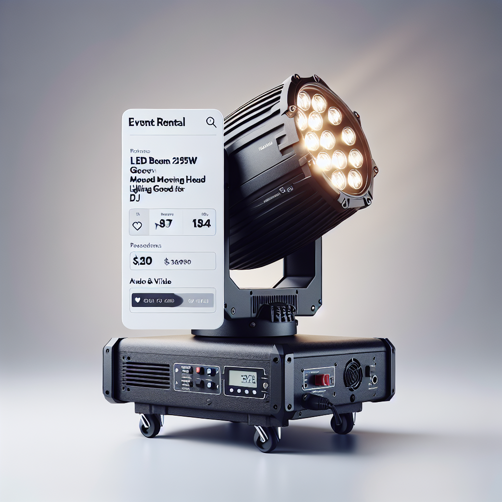 LED Beam 295w Good Moving Head Lighting Good For Dj