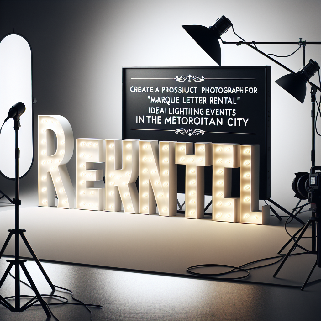 Marquee Letter Rental