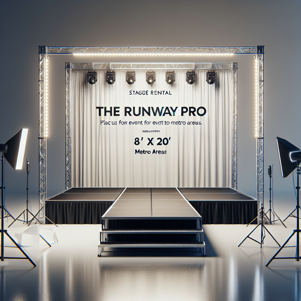 Stage Deck 8' x 20'
