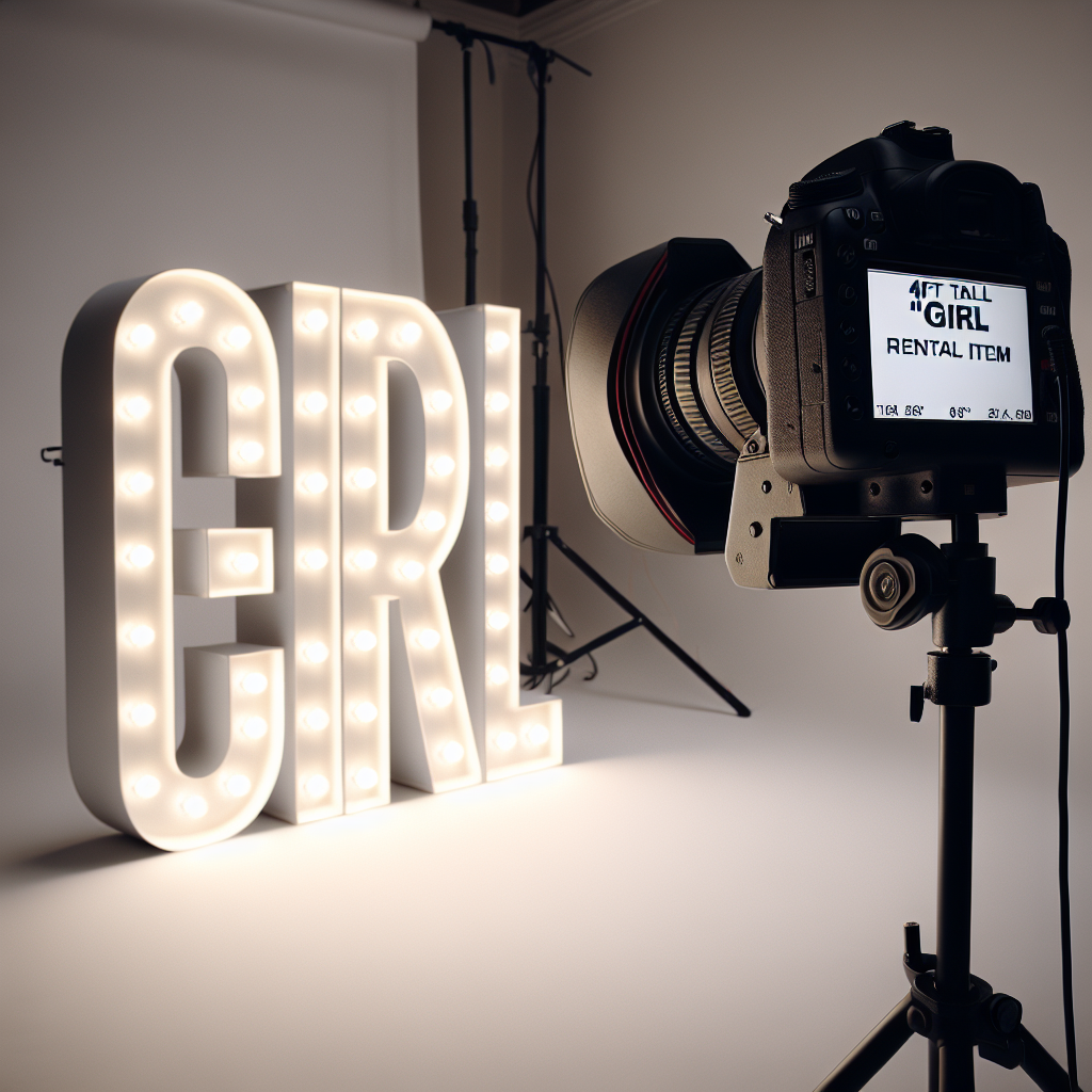 GIRL Marquee Letter Rental (4FT)