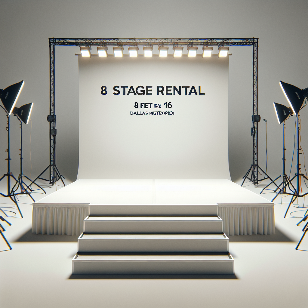 Stage Deck 8' x 16'