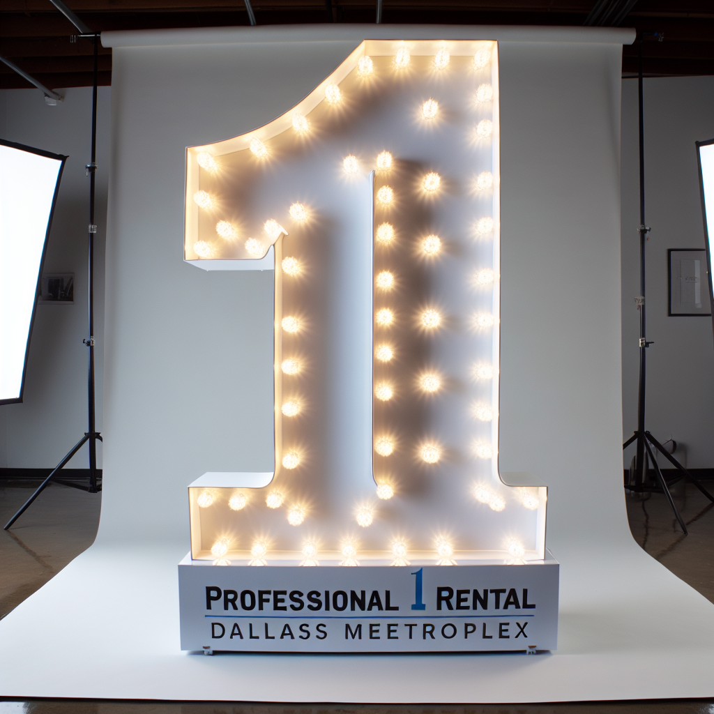 ONE Marquee Letter Rental (4FT)