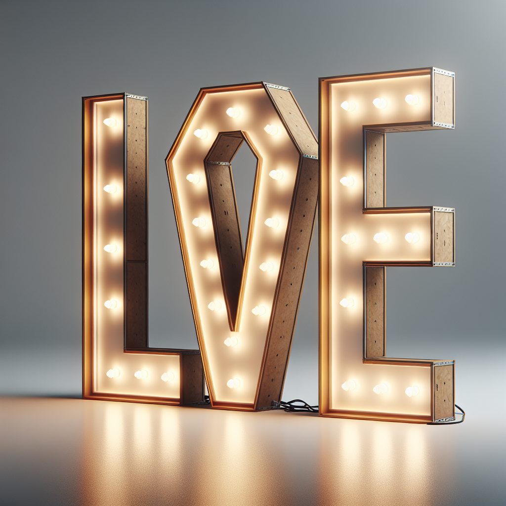 LOVE Marquee Letter Rental (4FT)