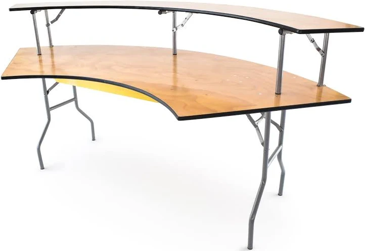 Serpentine Elegance Bar Table (7FT)