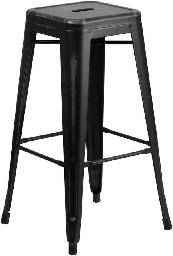 Modern Industrial Metal Bar Stools