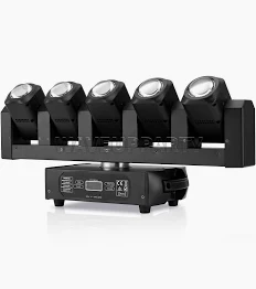 Moving 5 Head Laser Light