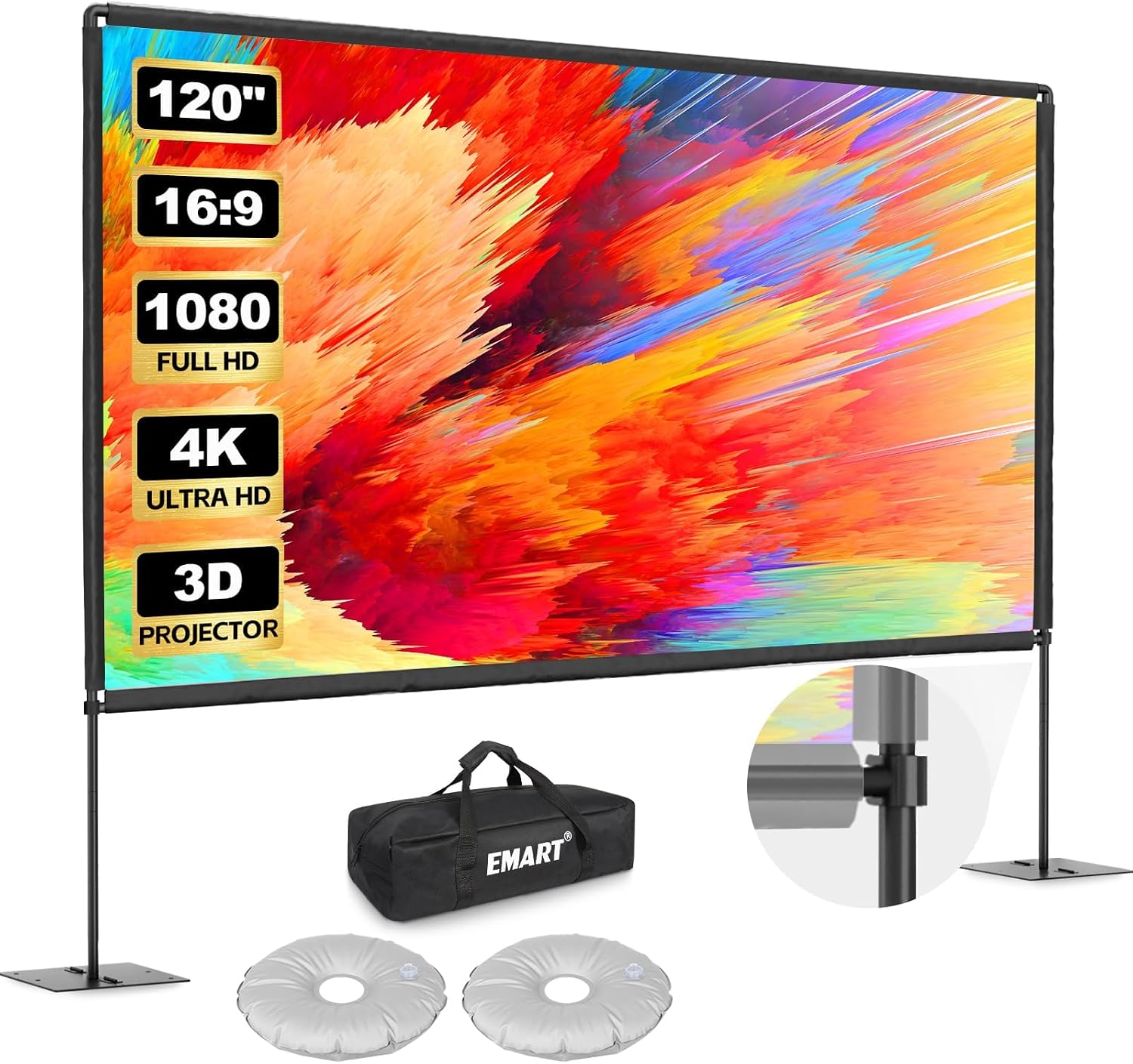 Projector Screen with Stand