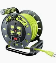 Professional Grade Metal Cord Reel 50ft